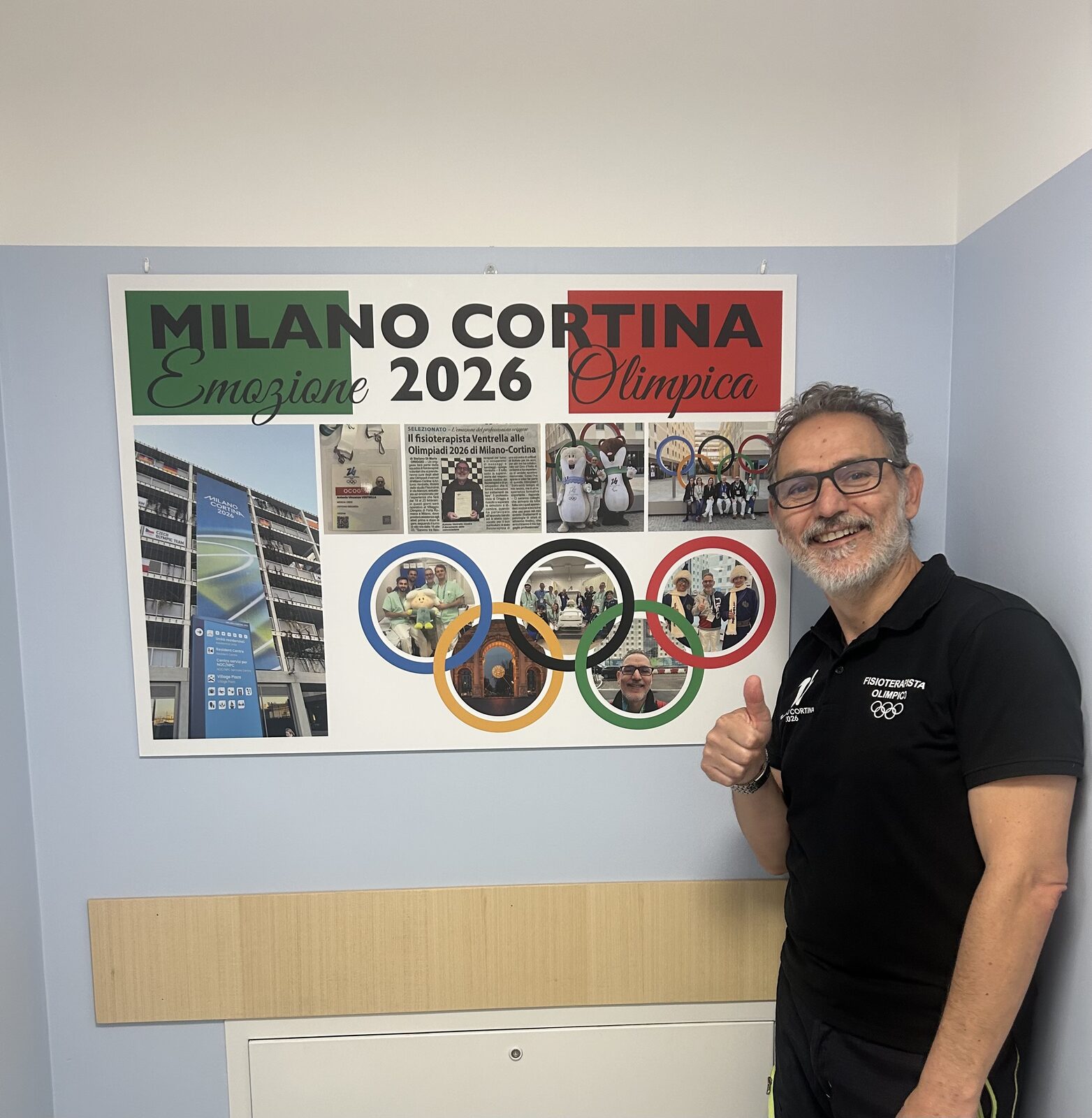 Il nostro fisioterapista Antonio Ventrella alle Olimpiadi di Milano Cortina 2026