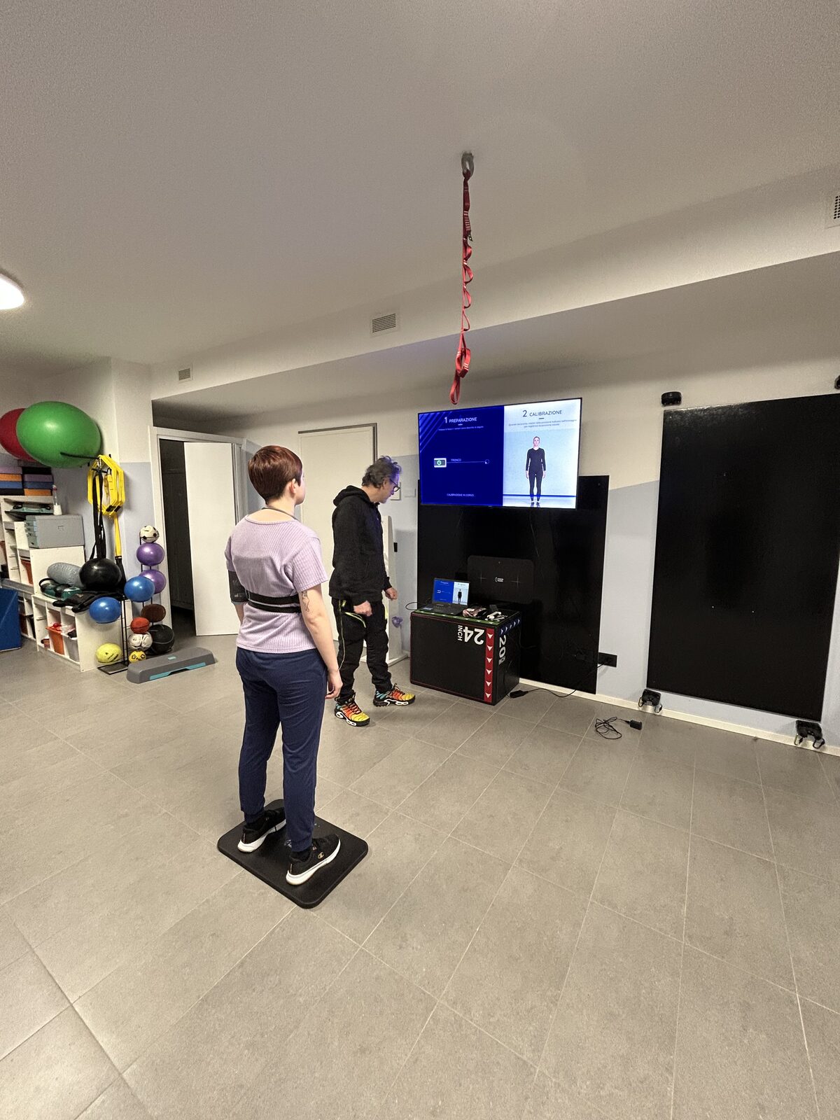 Esercizi con biofeedback visivo